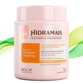 Kit Hidramais 1 Kg: Creme p/ Massagem Localizada + Creme Lipodetox (2)