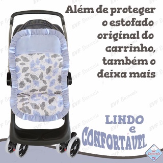 Capa De Bebê Conforto Confort Premium - Nuvem Azul (1)