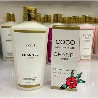 Kit Hidratante + Perfume Referençia coco chanel 100ML + brinde