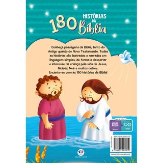 Livro - 180 histórias da Bíblia - Capa comum - Ciranda Cultural (2)