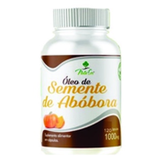 Oleo de Abóbora 120 cápsulas 1000mg Semente abobora 1 frasco vitamina E Natuser