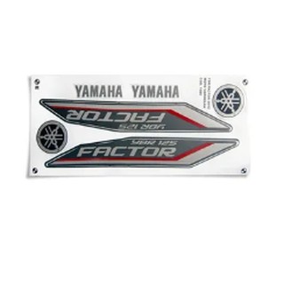 Adesivo Yamaha ybr Factor 125 vermelho vermelha 12 13 / 2012 2013 adesivos