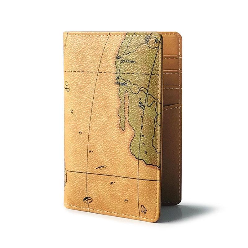 Carteira Porta Passaporte De Viagem Mapa Mundi (1)