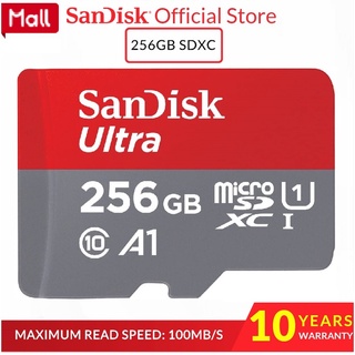 Cartão Memoria Sandisk SD Card Micro Speed 100MB/s Ultra A1 Classe 10 128GB/256GB/512GB