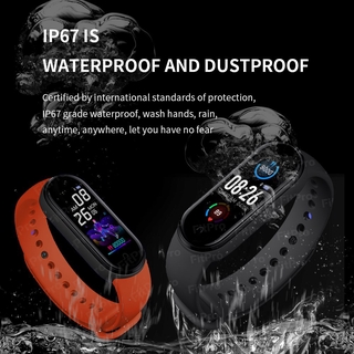 M5/M6 Pulseira Smartwatch Bluetooth 4.2 Monitor De Pressão Arterial E Smartband Relógio (5)