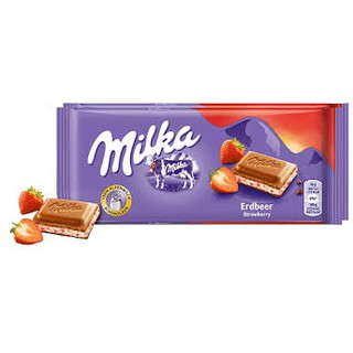 Milka Strawberry - Chocolate Ao Leite & Morango