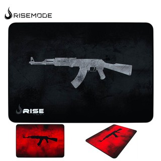 Mousepad Gamer Rise Mode AK47 Speed Médio Grande Borda Costurada