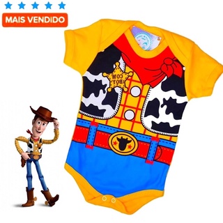 Body Bebê Temático Infantil Toy Story Woody Promoção Relâmpago (1)