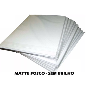 100 folhas Papel Fotográfico 180g Matte Fosco Premium Line A prova d'água p/ impressão jato de tinta Corante e Pigmentada