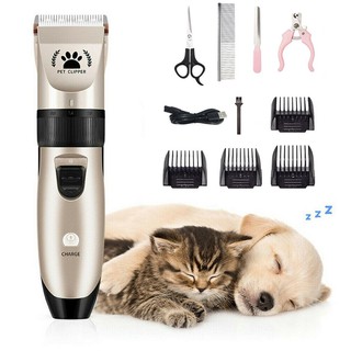 Máquina De Tosa Bateria Profissional Recarregável Cães Gatos Pet Dog Hair Clipper Machine