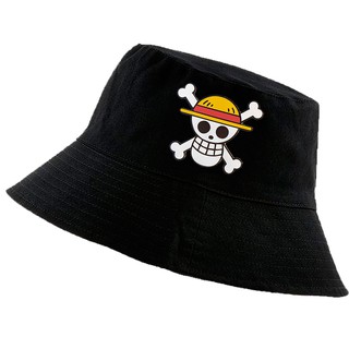 Chapéu Bucket Caveira Luffy One Piece