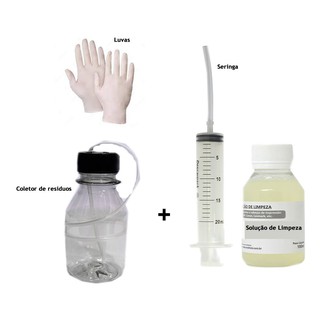 1 Kit Dispenser + 1 Kit Clean Limpeza De Cabeçote para Epson todas (2)