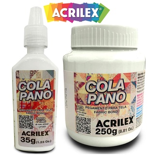 Cola Pano Acrilex 35g e 250g - Para artesanato em geral