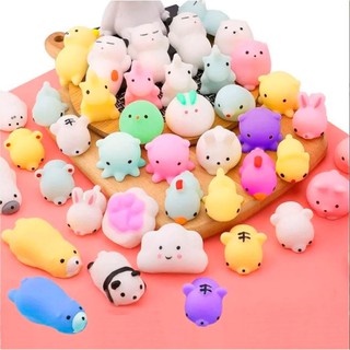 10Kit Squishy Animal Mochi Fidget Toy Anti Stress Neon