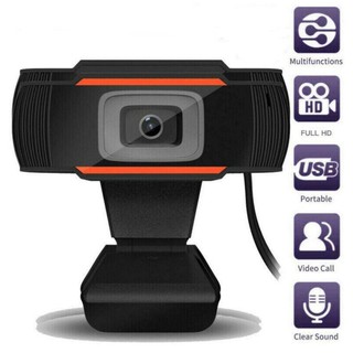 Webcam Usb Hd 1080P Mini Camera C/ Microfone Computador