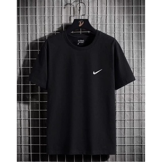 Camisetas masculina NK Lisa Logotipo Refletivo Premium 100% Algodão Malha 30.1 Super moda unisex