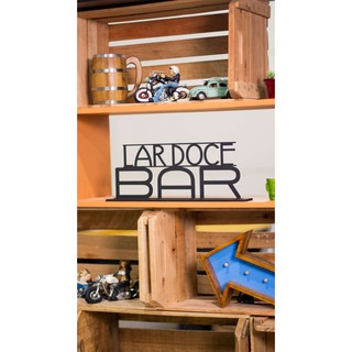 Palavra Decorativa com base - Lar Doce Bar - 45x17 x 6cm (3)