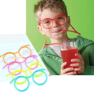 Flexível De Plástico Macio Óculos De Palha Palha Longo Limpar Ferramentas Tubo De Bebida Do Partido Dos Miúdos Cozinha Garrafas