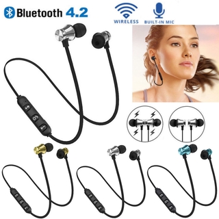 Esporte Bluetooth fones de ouvido estéreo música fone de ouvido sem fio para fone de ouvido para telefone fone de ouvido magnético com microfone