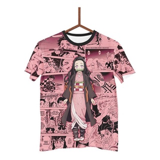 Camisa Camiseta Anime Kimetsu Nezuko Mangá Colorido G0854