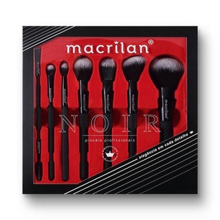 Kit De Pincel Macrilan Maquiagem Profissional Noir ED009 (2)