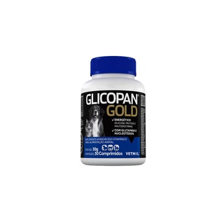 Glicopan Gold 30 comp. Suplemento Cães e Gatos - Vetnil