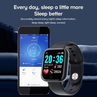 2021 atualizado y68 relógio inteligente, D20 Smartwatch Fitpro App você pode definir o papel de parede com tela e possui (2)