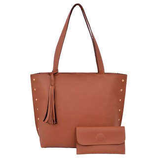 bolsa feminina tipo sacola rebitada com carteira kit promocao oferta (1)