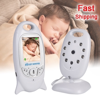 Câmera eletrônica sem fio babysitter monitor de bebê 2 polegadas vídeo sem fio intercomunicador monitoramento de temperatura (3)