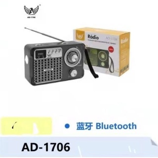 Radio Am Fm Usb Bluetooth Portátil Retro Altomex - AD-1706