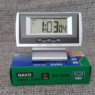 Mini Relógio Despertador digital/ Cronômetro/ À pilha