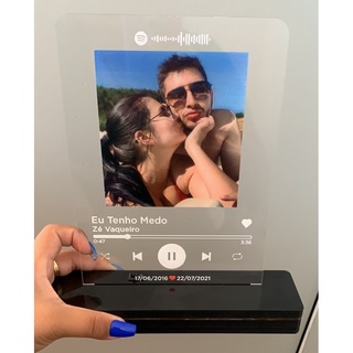 Abajur Luminária de Led Instagram Foto Personalizada Colorido RGB 16 Cores (1)