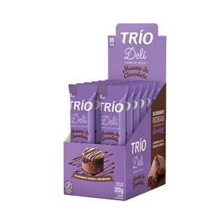 Barrinha Cereais Trio Mousse de Chocolate Deli Display 12un