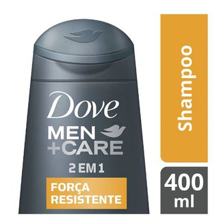 Shampoo 2 em 1 Dove Men Care Força Resistente Dove 400ml