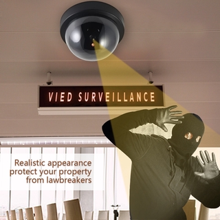 LLSEE Interior Falso Webcam Em Assaltante Alarme Dome Simulação Câmera De Vigilância Ao Ar Livre Em Casa Câmera Led Luz De Advertência Cctv Emulação (4)