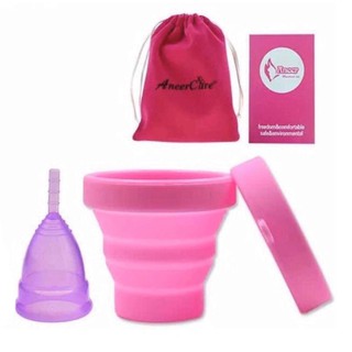 Kit 1 Coletor Menstrual Reutilizável Copo Esterilizador P AneerCare