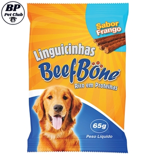 Petisco Pet BeefBone para Cães Sabor FRANGO Em Formatos de Linguicinhas