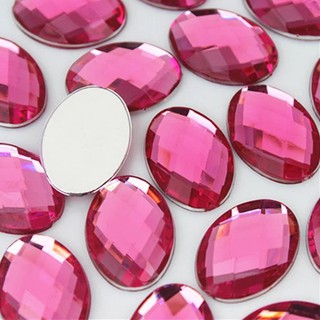 CHATON OVAL 13x18mm - PARA COLAGEM - PINK