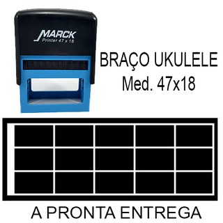 Carimbo Automático - Braço Ukulele - Medida 47x18cm