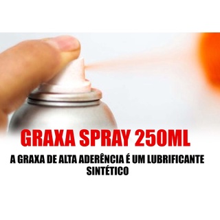 Graxa Spray Alta Aderência 250ml Mundial Prime Para Motores Roldanas Cabo de Aço (5)