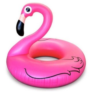 Boia inflável Flamingo 120 cm piscina praia