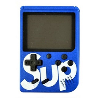Mini Super Vídeo Game Portátil 400 Jogos Cabo Av Super Mario Azul