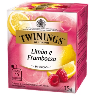 Chá de Limão e Framboesa Twinings - 15g / 10 sachês