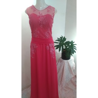 Vestido Renda Festa Madrinha Casamento Rosa Quartz