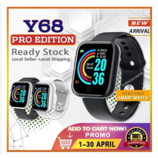 Y68 Relógio Smart Watch com Bluetooth USB com Monitor Cardíaco Smartwatch (9)
