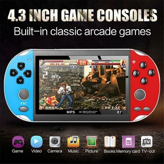 4.3" PSP X7 Handheld Video Console Support Download NES GBA 6000 Retro Classic Games