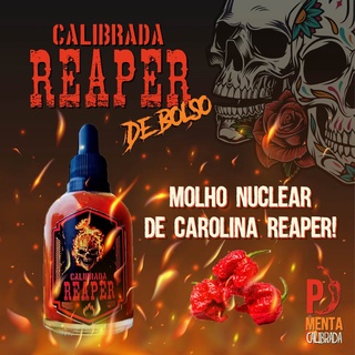Calibrada Reaper de Bolso - Molho de Pimenta Carolina Reaper 60ml