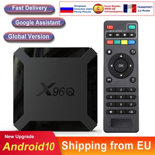 X96Q Smart TV Box Android 10.0 2.4G Wifi 4K Set top Box Media Player