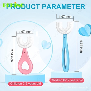 Escova De Dente Em Forma De U De 360 ​​graus Para Crianças De 2 A 12 Anos escova de dente infanti xícara colar (2)