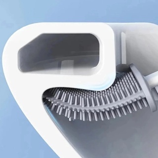 Escova de Limpar Vaso Sanitario Privada Banheiro em Silicone (5)